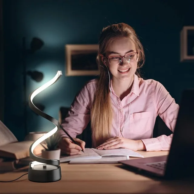 Modern Spiral LED Table Lamp 3