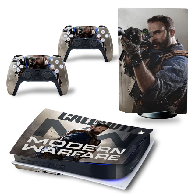 modern warfare Call Duty PS5 Disk Digital edition decal skin sticker for pS5  Console and two Controllers 7353