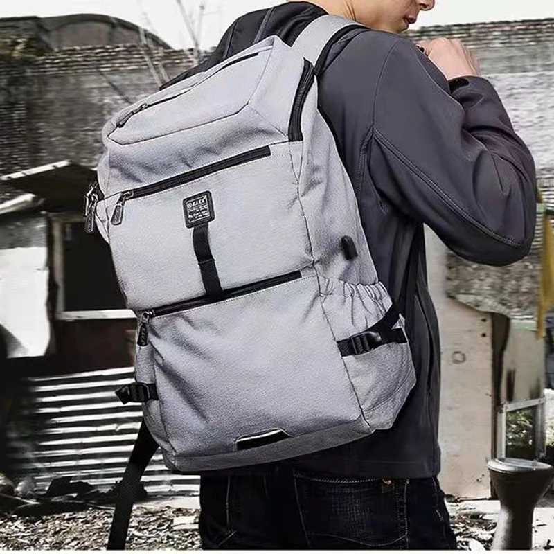 

Рюкзак для ноутбука для мужчин, физиологическая изогнутая Эстетическая дорожная сумка для мужчин, светоотражающий Водонепроницаемый ранец с защитой от кражи, 25 л