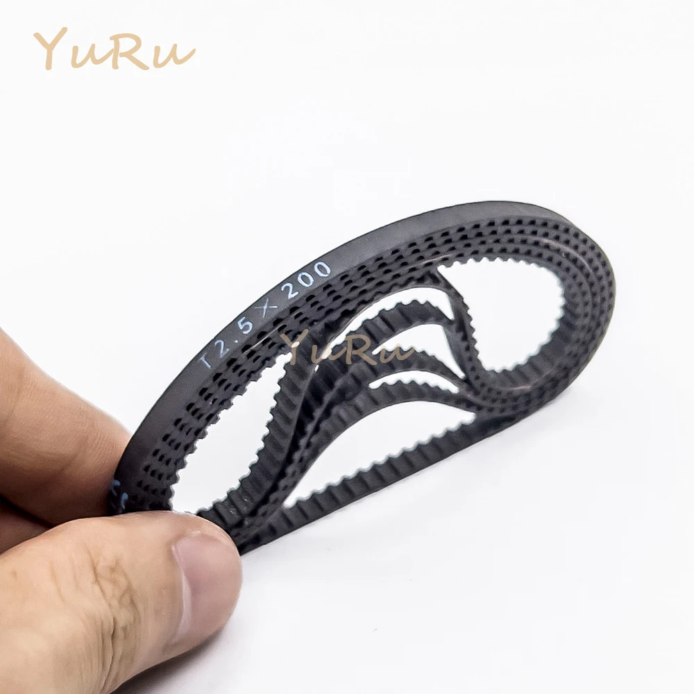 Description Picture 3 of itemT2.5 Rubber Closed Loop Timing Belt Width 4/6/9/10mm Length 160 200 245 480 780mm Pitch 2.5mm T2.5 Synchronous Belt