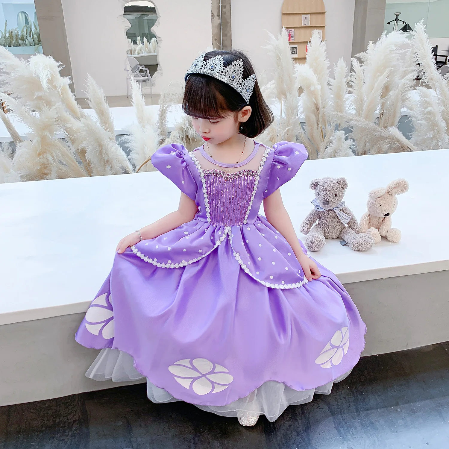 Sofia vestido da criança menina halloween sophia cosplay festa meninas  princesa traje criança crianças carnaval festa de aniversário vestidos  extravagantes - AliExpress