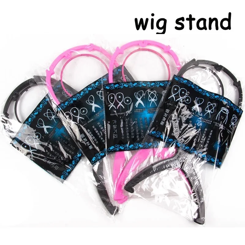 Collapsible Wig and Hat Display Stand - Durable Travel-Friendly Styling Holder