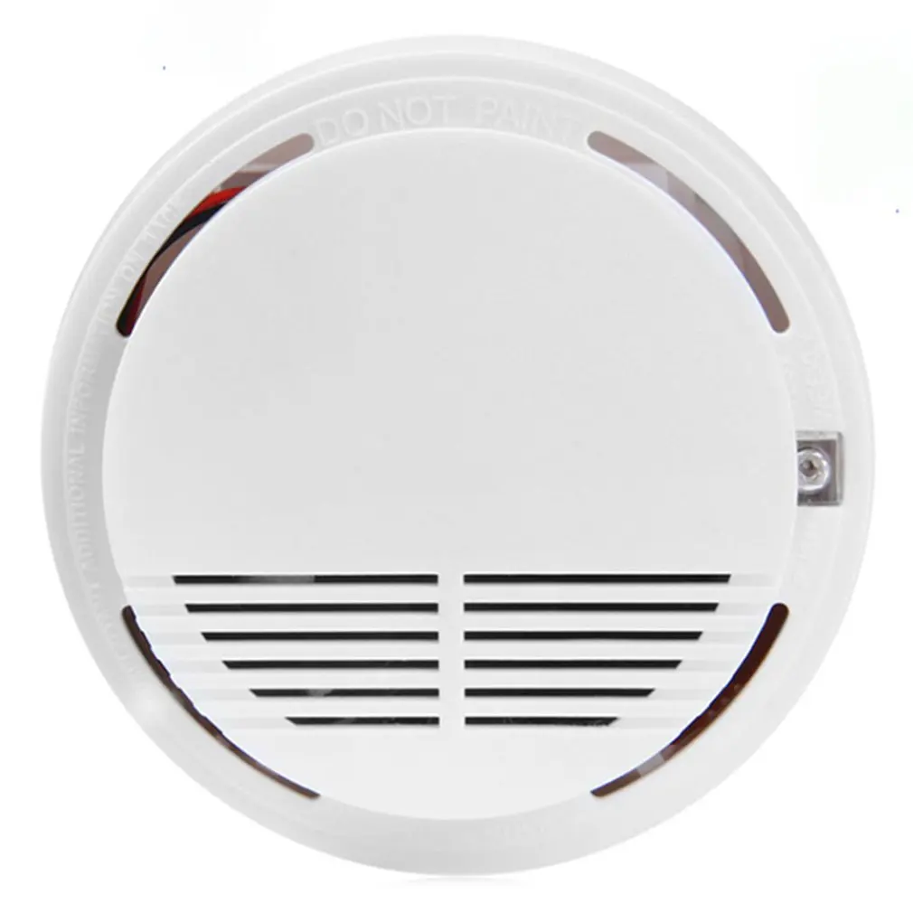 

1pcs Smoke Detector Fire Detector Alarm Sensitive Photoelectric Independent Fire Smoke Sensor For Home Office Shop Home