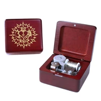 Rosiking Wooden Vintage Clockwork Music Box Pandora Hearts For Frends Girl Christmas and Children Birthday Gift 2