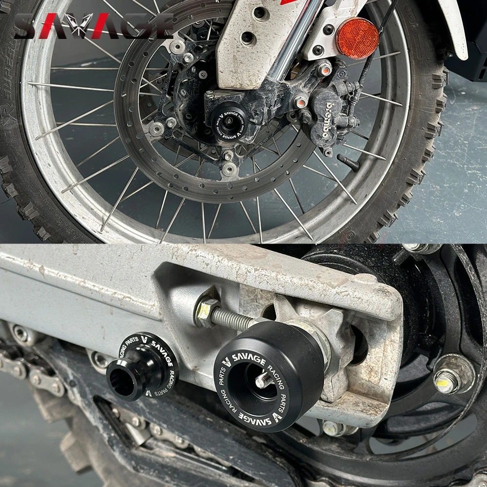 Aprilia Tuareg 660 2021-2026 Tuareg660 Rally Crash Slider Swingarm Spool Stand 용 오토바이 전방 후방 포크 액슬 휠 슬라이더