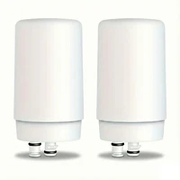 ไส้กรองน้ำ 3 ชิ้น สำหรับระบบกรองน้ำ Brita แบบติดก๊อก  ไส้กรองคาร์บอนกัมมันต์ อุปกรณ์ครัว สีขาว 1