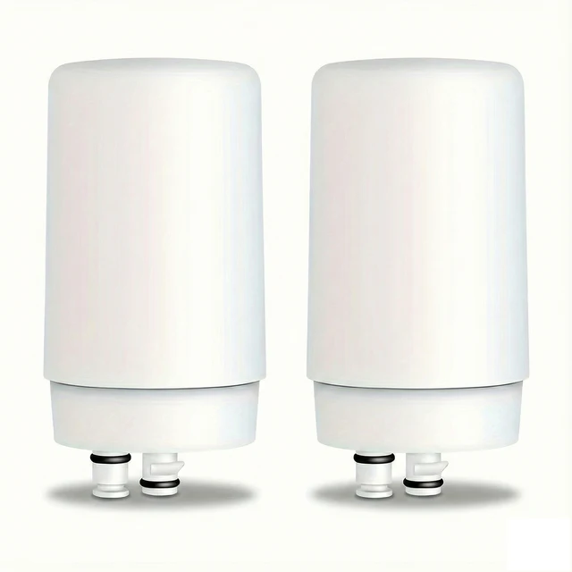 ไส้กรองน้ำ 3 ชิ้น สำหรับระบบกรองน้ำ Brita แบบติดก๊อก  ไส้กรองคาร์บอนกัมมันต์ อุปกรณ์ครัว สีขาว 1