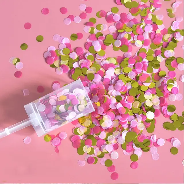 Coriandoli Di Carta Rotonda Multicolore 50g - Diametro 1.5cm, Per Matrimoni, Compleanni E Feste - Foto 2