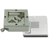BGA Reballing Kit 90mm Reball Station Fixture Jig Heavy Duty Table Template Bracket Clamp PCB With 10pcs Universal Stencil 1