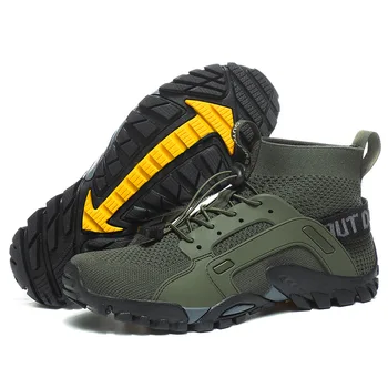 Unisex Hiking Wading Shoes Outdoor Climbing Cross-Country Fitness Shoes Anti-Slip Waterland Two-Purpose Fishing Trekking Shoes 1