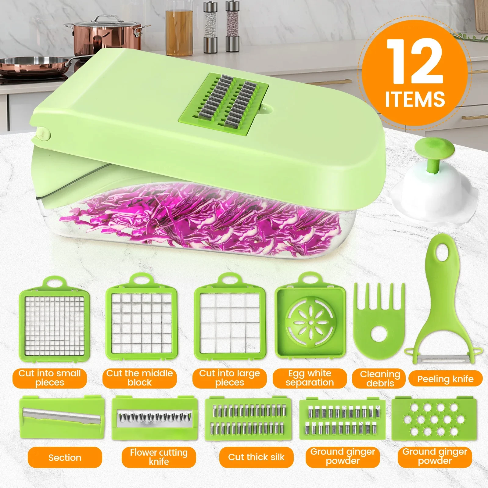 Multifunctional Vegetable Chopper - clHouse & Home