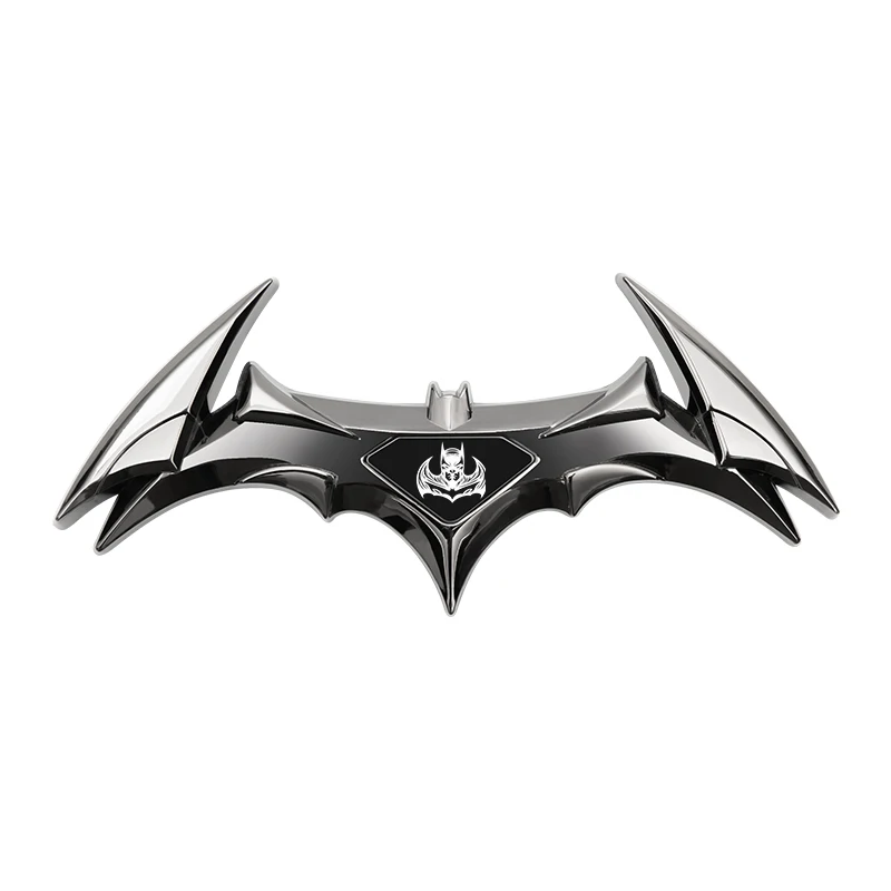 Metal Bat Logo Car Emblem Badge - Premium Auto Accessory Sticker