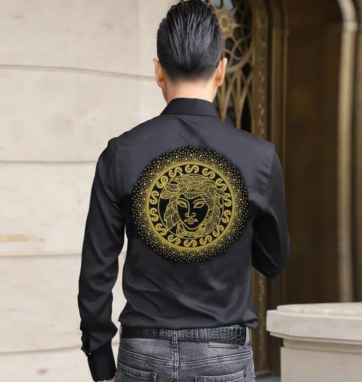 

Men Clothing Shirts And Blouses Full Daily Microfiber Gothic Dress Spring And Autumn Shirts Polo F1 Alonso Xlo002 Top Fashion
