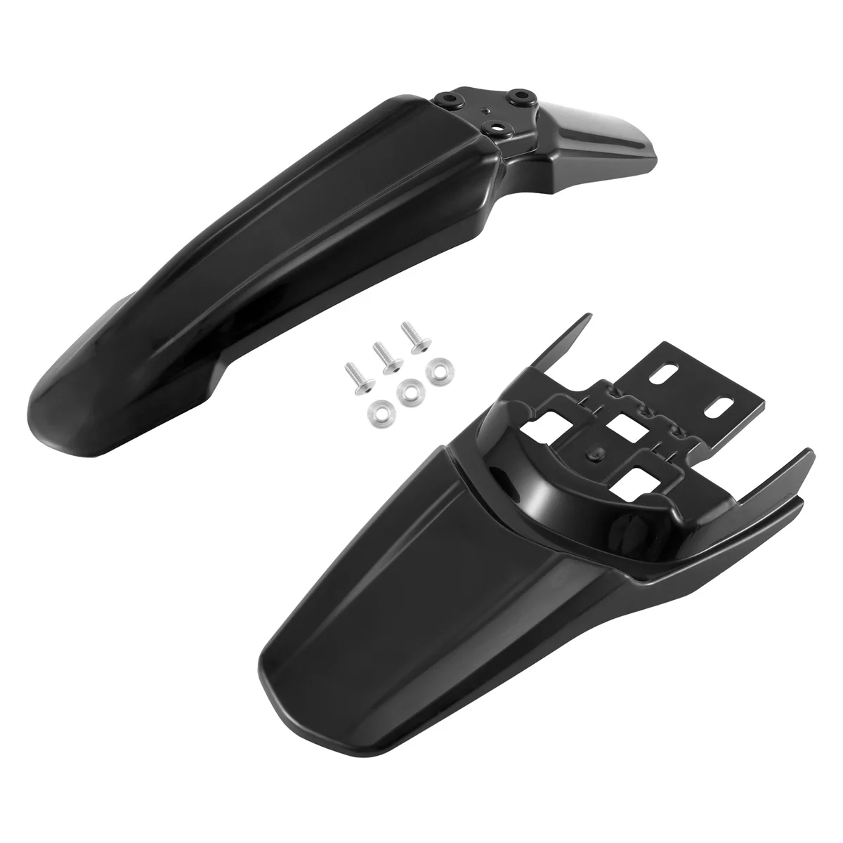 Parafanghi Anteriori + Posteriori Protezione Parafango Per Sur-Ron Sur Ron Light Bee Dirt Bike Accessori Moto, Nero 2 Pezzi