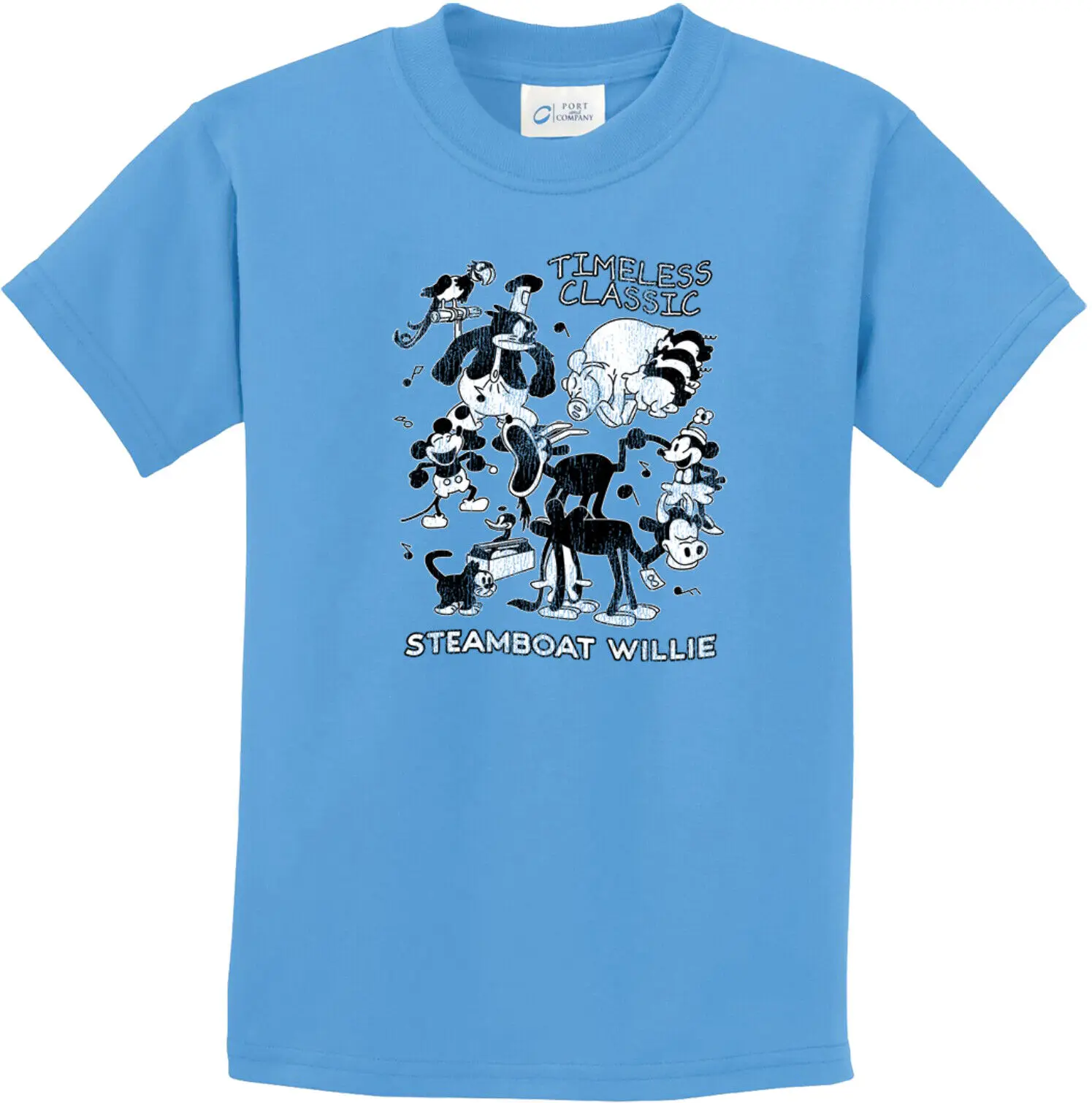 Steamboat Willy Maglietta Classica Per Bambini Senza Tempo A Maniche Lunghe O Corte
