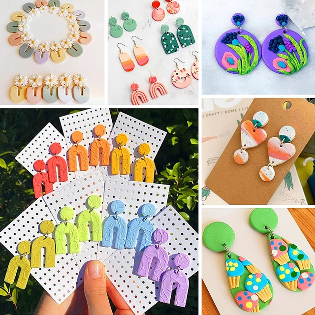 Clay Jewelry DIY Earrings Cutting Mold Polymer Clay Cutter Irregular  Geometric Flower Shape Pendant Jewelry Making Accessories - AliExpress