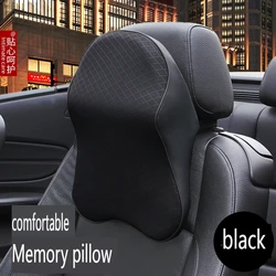 Ergonomic Neck and Lumbar Support Cushion for Car and Office Chairs (Small Black)