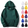 Blank Fleece Fashion Hoodies Men Pull Over Wholesale Hooded Sweatshirt Unisex Cheap Solid Hoodie In Bulk Sudaderas Con Capucha 1