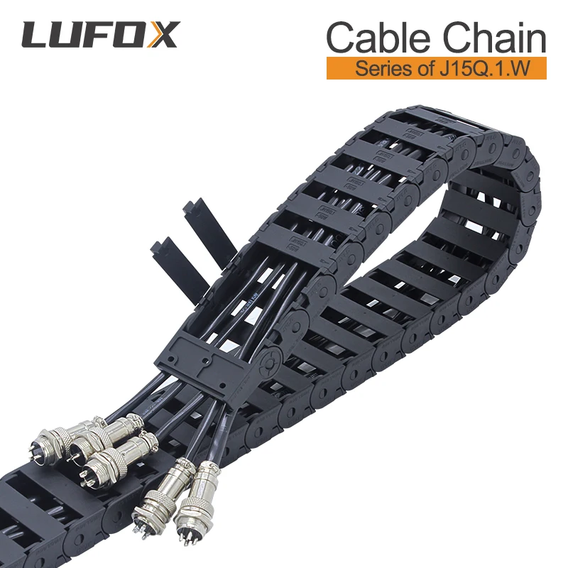 Cable Drag Chain 1meter Bridge type external opening Series of J15Q.1.W 15*15 15*20 15*30 15*40 15*50