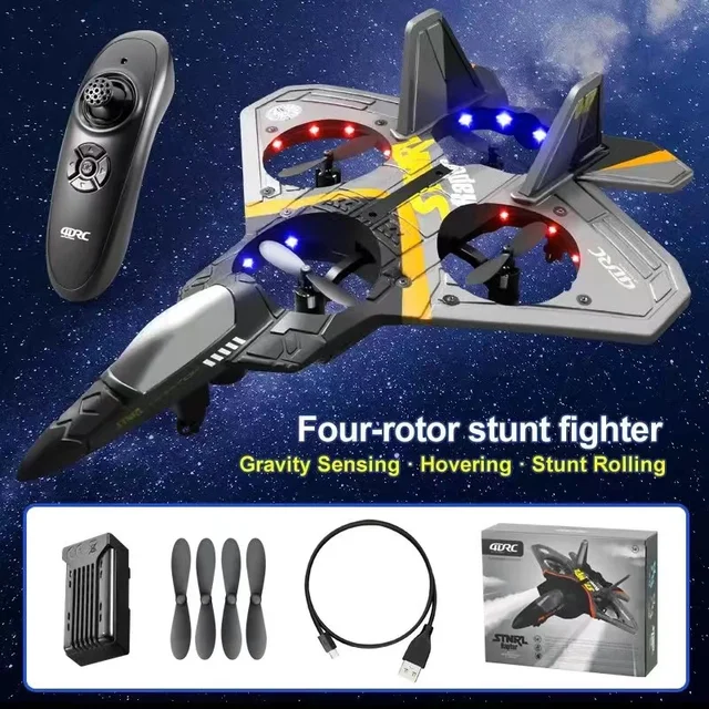 V17 Remote Control Aircraft 2.4G Remote control Fighter Amateur glider EPP Foam toy Remote Control drone kids gift 6