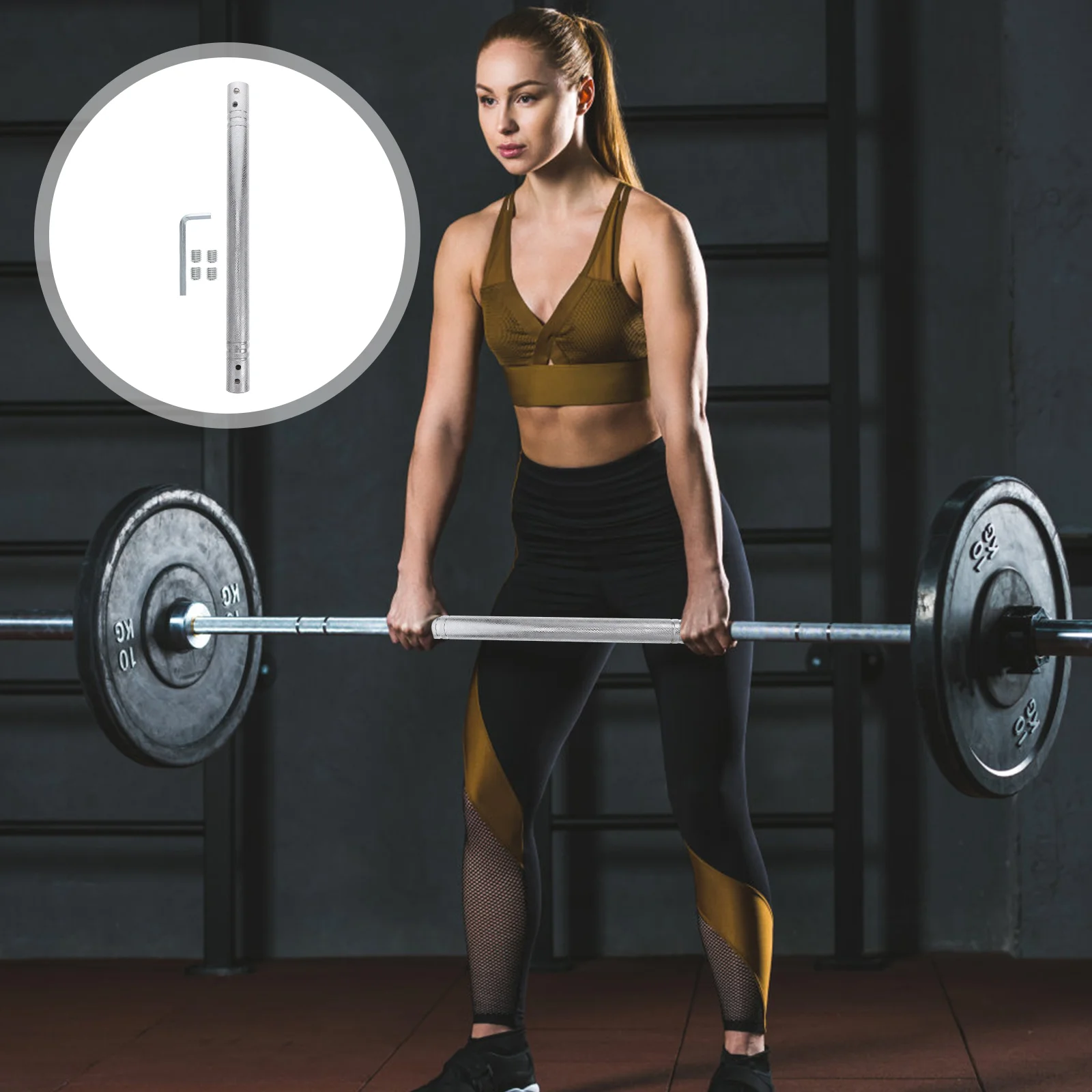 

Аксессуары для замены штанги, баскетбольная Регулируемая гантеля, соединяющее оборудование для тяжелой атлетики