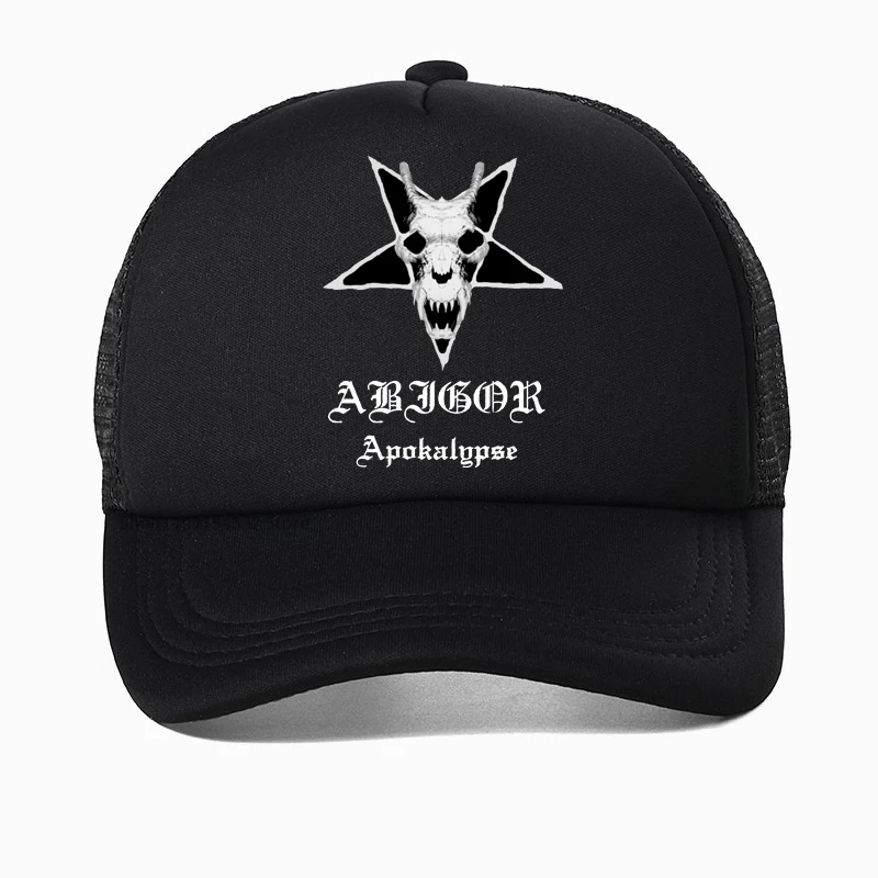 

Abigor band hat funny Worship Him satyricon marduk abigor absu rotting christ emperor Baseball cap Summer Mesh Trucker Caps