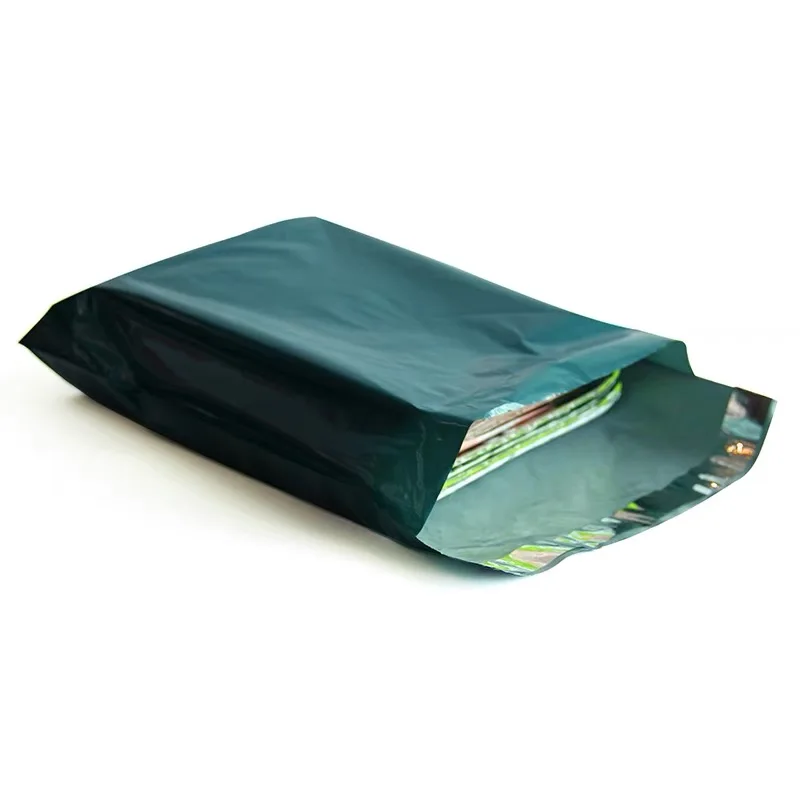 Verde Bolsa de Transporte à Prova d Água Correio Mailer Bolsas Embalagem Pacote Poly Mailing Plástico Bolsa Expresso Envelope 50 Pcs - Imagem 6