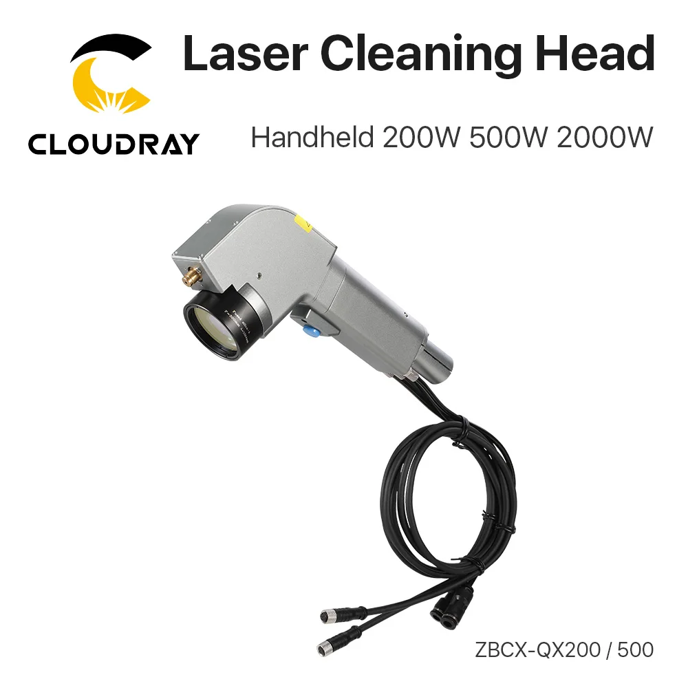 CloudrayHandheldLaserCleaningHead200W500W2000WQCSQBHOpticalInterfacefor1064nmLaser