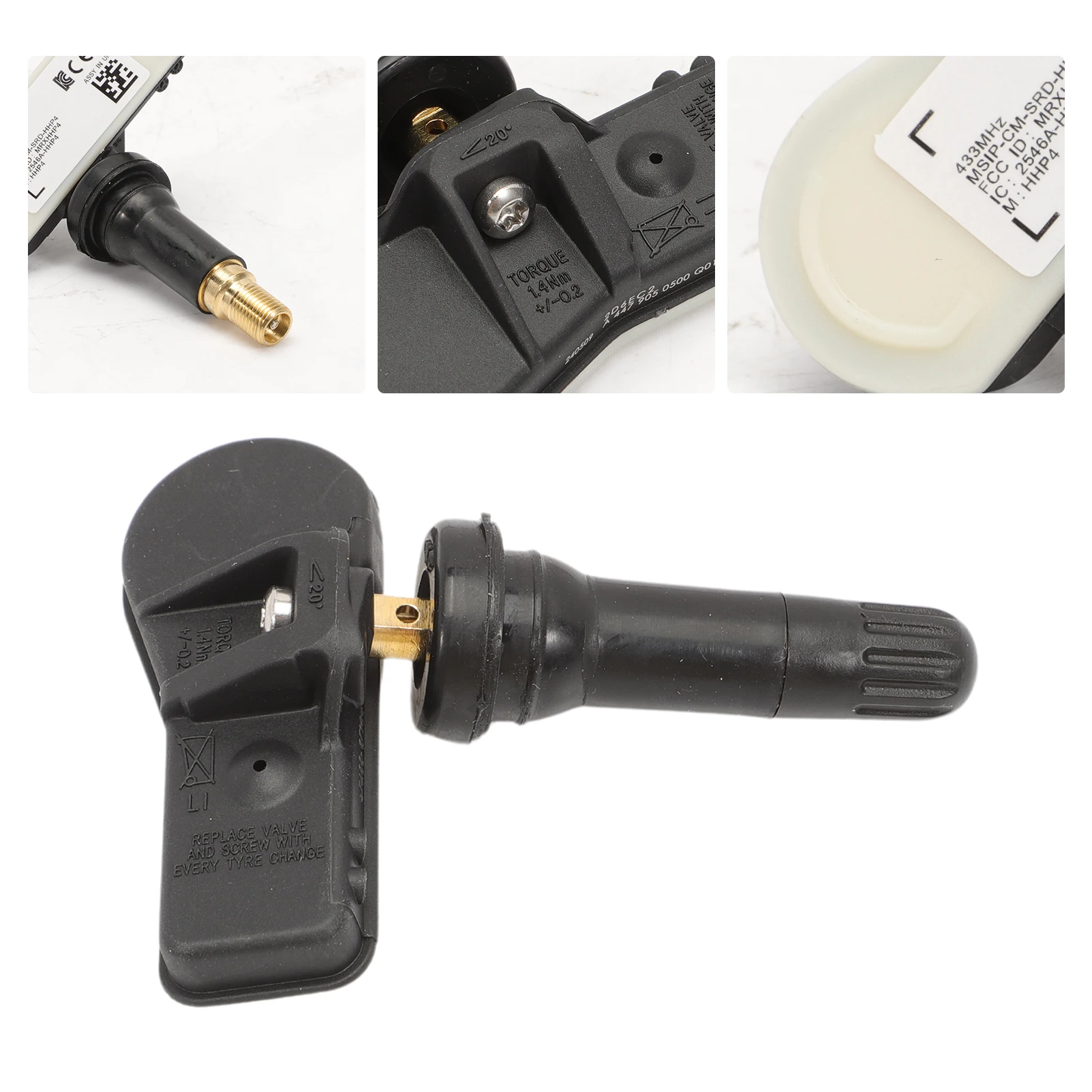 4x Foxwell Reifendrucksensor XRDE215 RDKS TPMS Silber Für Kia Ceed Pro