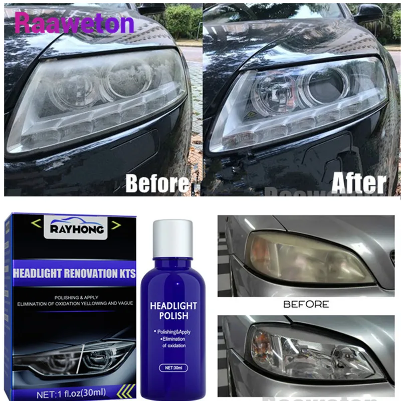 Car Headlight Polishing Agent Scratch Remover Repair Fluid Headlight