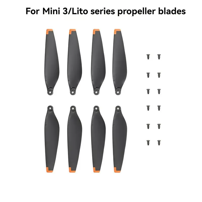 DJI Lito1/X1 /Mini 3 Pro용 FEDI-프로펠러 블레이드 경량 날개 감소 퀵 릴리스 프로펠러 드론 액세서리