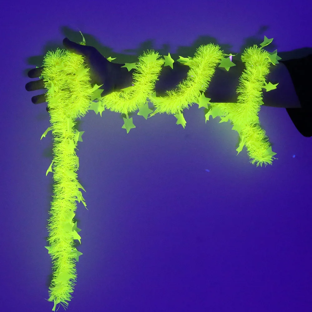 Fluorescent Green Neon Party Balloons - UV Glow Birthday Decorations Set