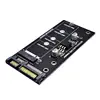 M2 To SATA3 Adapter Card High Efficiency SATA M2.SSD Convert Adapter Card NVME SSD Upgraded SATA 6 Gbps NGFF Adapter 1