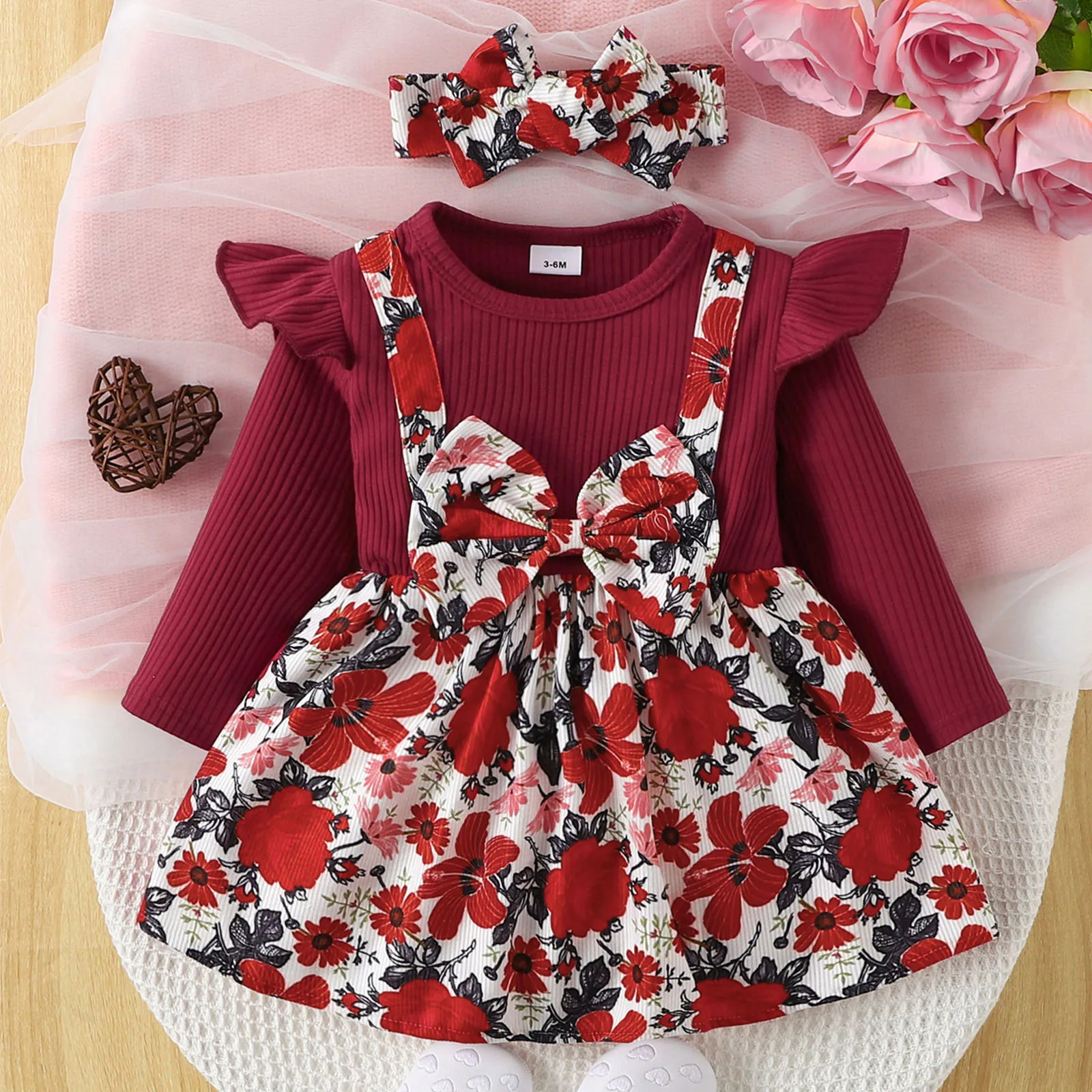 ma-baby-3-24M-Newborn-Infant-Toddler-Baby-Girl-Dress-Long-Sleeve-Floral ...
