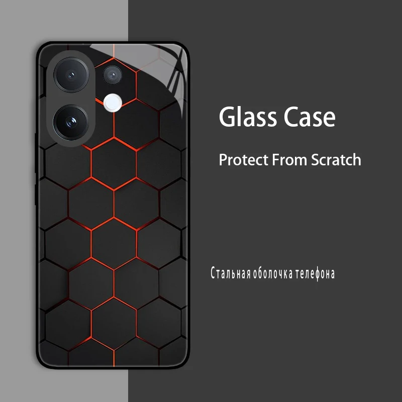 Enhanced Shockproof Tempered Glass & Hard Bumper Protective Case Cover