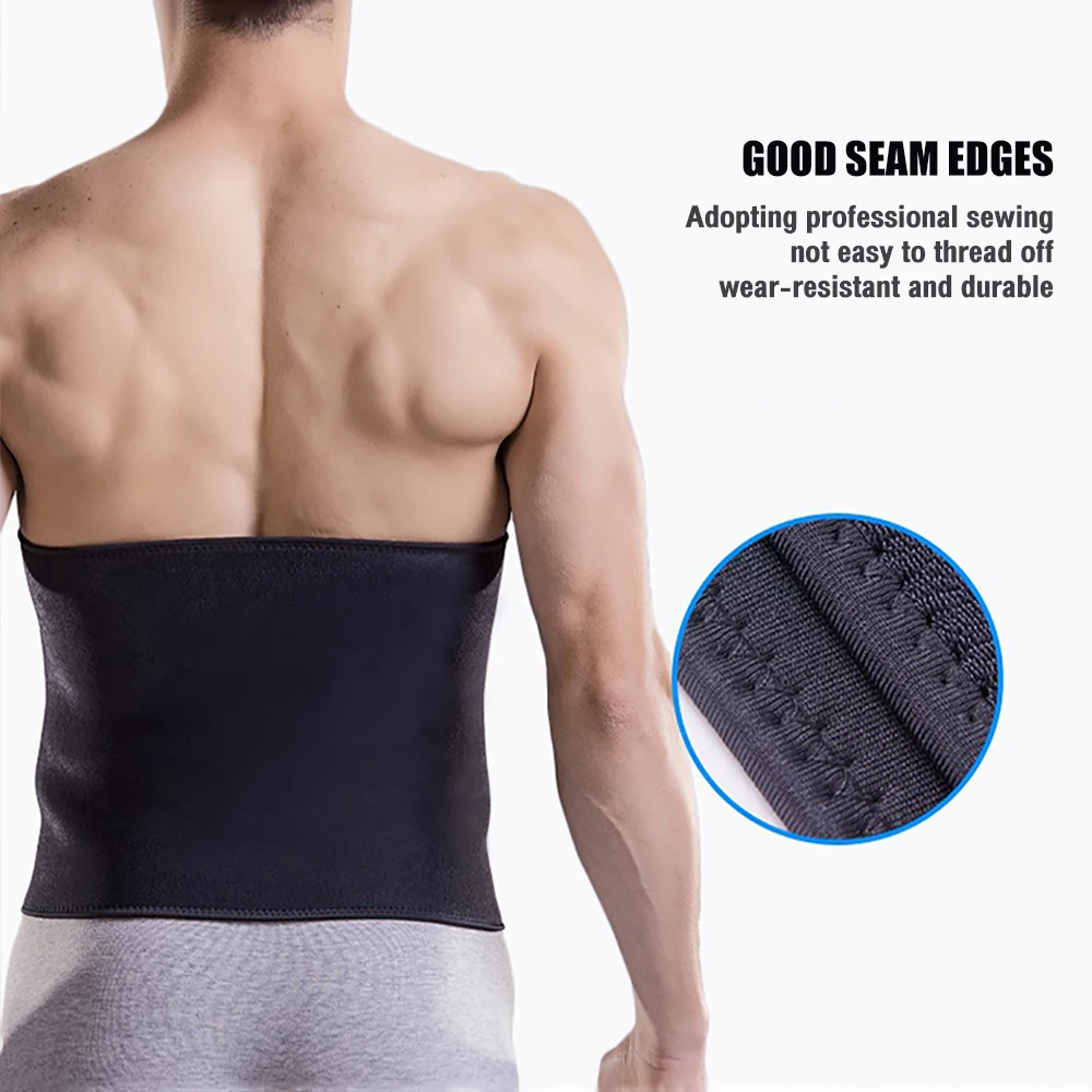 Waist Trainer Belt Slimming Body Shaper Waist Fitness Belt Men&rsquo;s Abdomen Reducer Sauna Sweat Trimmer Belt Waist Trainer Belly Trainer Corset waist trainer waist shaping belt waist trainer belt