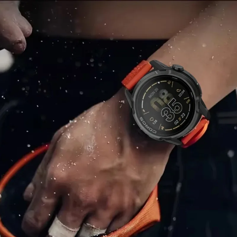 Breathable Silicone Sport Strap - 20mm/22mm Replacement Wristband