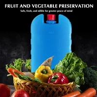 Pack de congélateur de Gel réutilisable, blocs de glace pour réfrigérateur, boîte en cristal de glace, paquet de congélateur froid, pique-nique, refroidisseur d'aliments frais, boîte d'injection d'eau 2