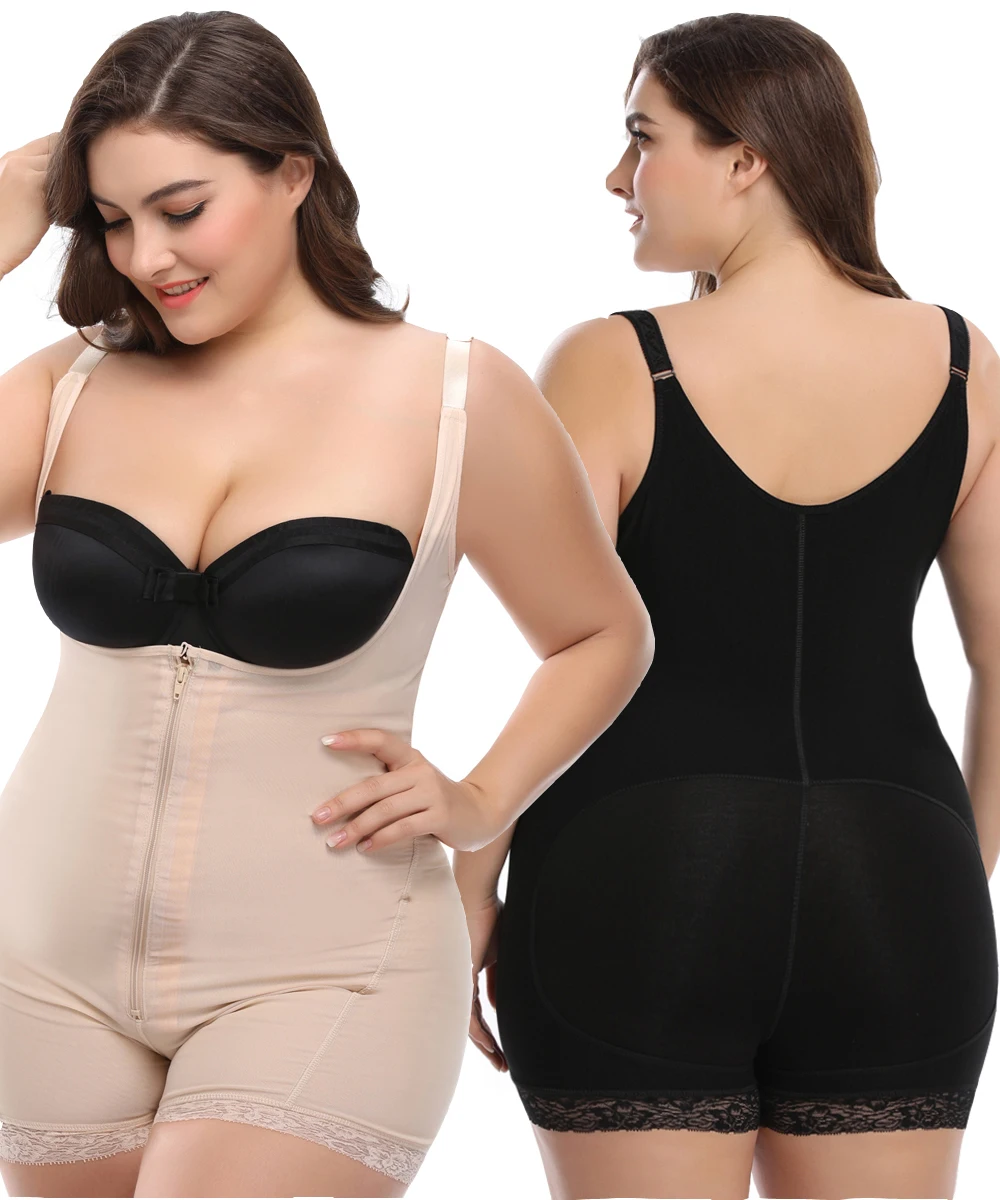 

Women Slimming Shapewear Waist Trainer Shaper Underbust Postpartum Recover Bodysuit Corset Lingerie Colombianas Shapesuit
