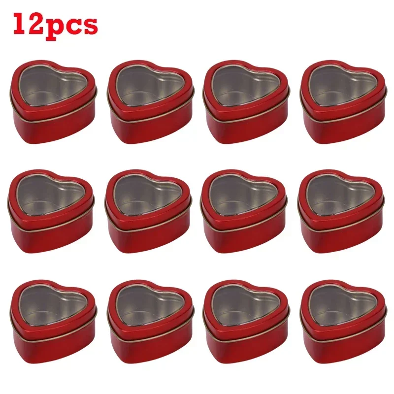 Boîte Carrée Avec Fenêtre En Forme De Cœur, Boîte Cadeau 20x20x5 Cm - 3