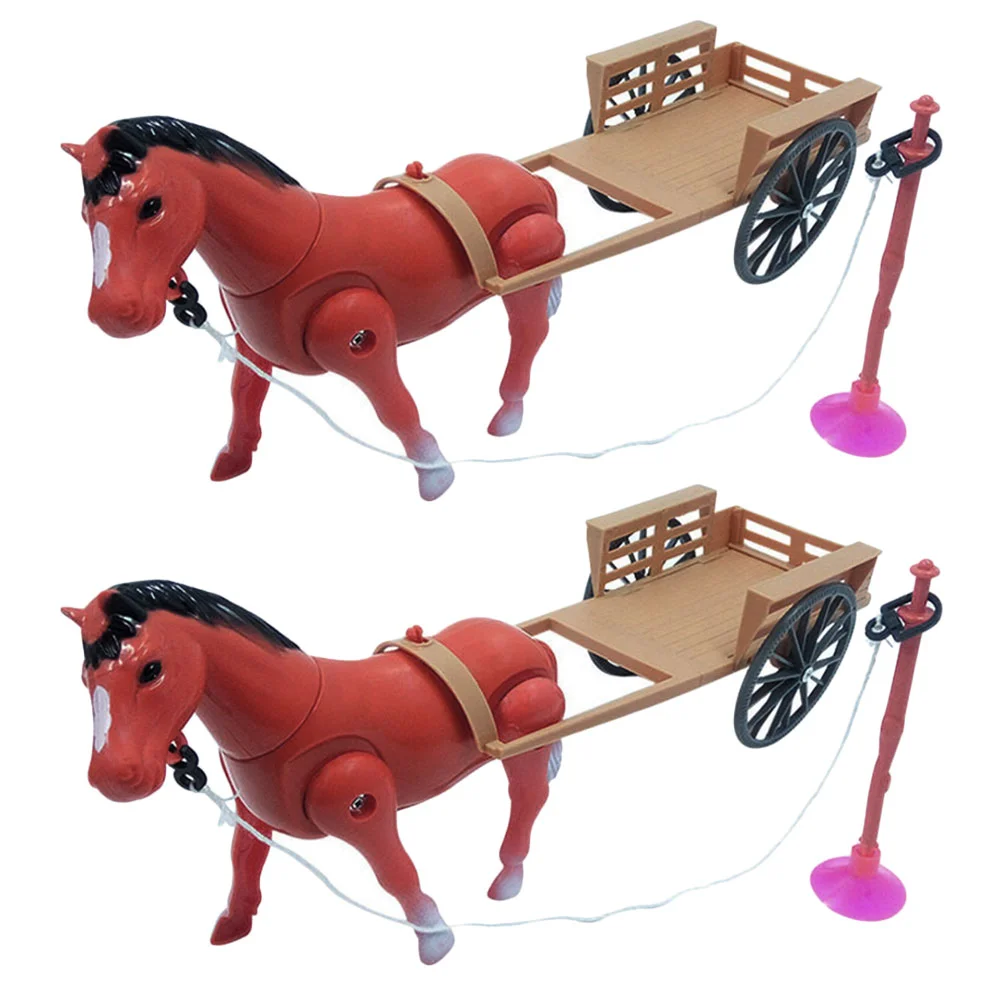 

2 Pcs Miniature Toys Revolving Kids Plaything Decorations