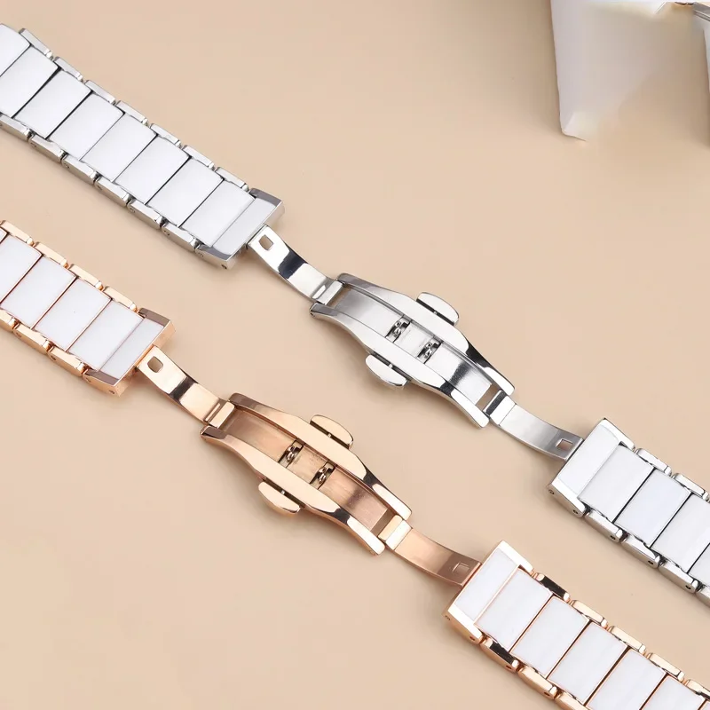 Premium 18mm Ceramic Strap Bracelet