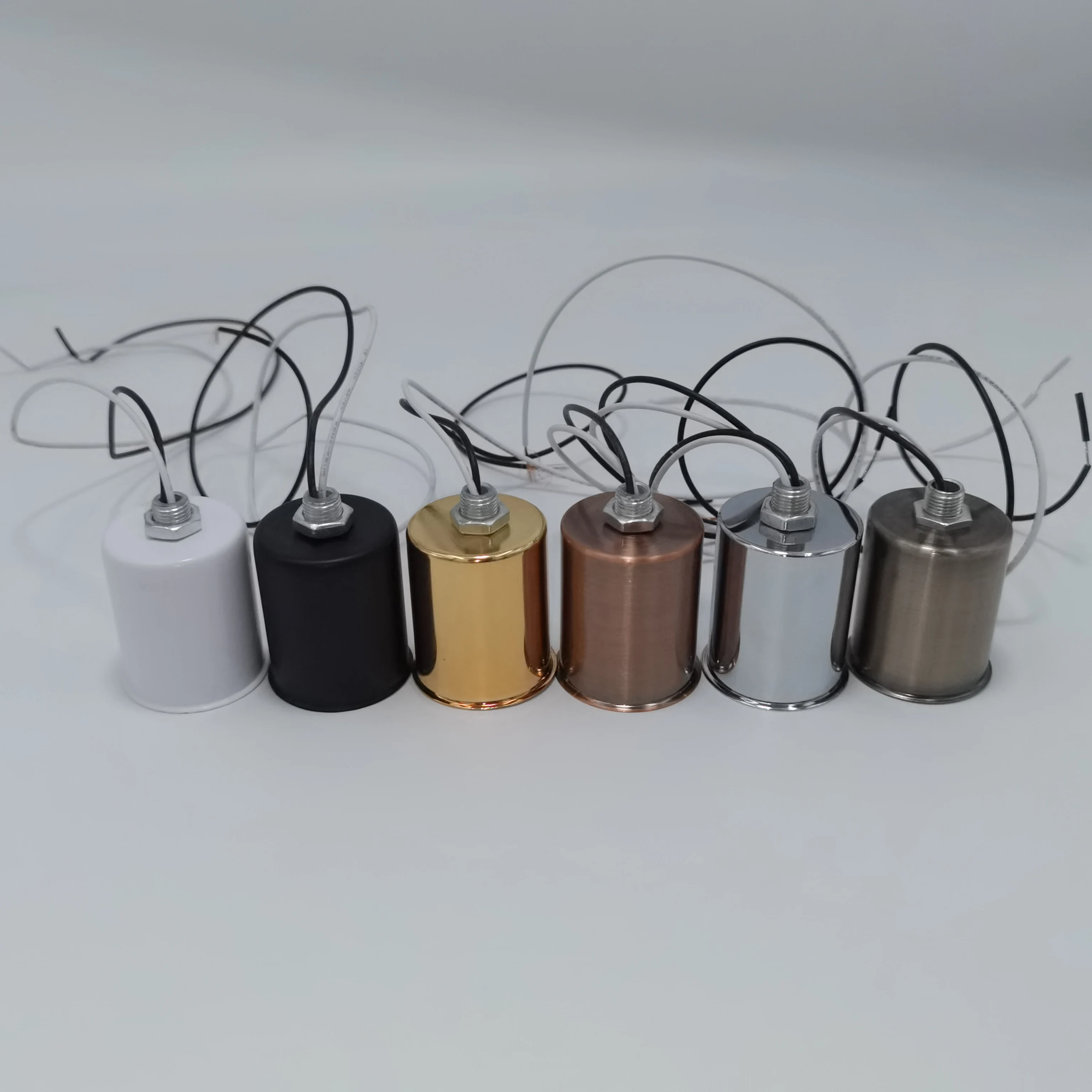 E27 Vintage Retro Antique Edison Ceramic Screw Bulb Base 220V Lamp Base Hang Socket Lamp Holder Light Fitting With Wire lamp holder lamp bulb holder lamp base led lamp base