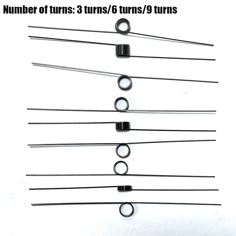V-förmige Federn mit Torsionsfedern, Miniatur-Torsionsfedern, Rückholfedern, Drahtdurchmesser 1,4 mm, 60 ° /90 ° /120 ° /180 ° – Detail 3