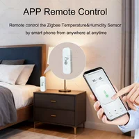 Zigbee Temperature And Humidity Sensor Option Waterproof Smart Life Thermometer Hygrometer For Tuya Z2M Smart Home Automation - Image 3