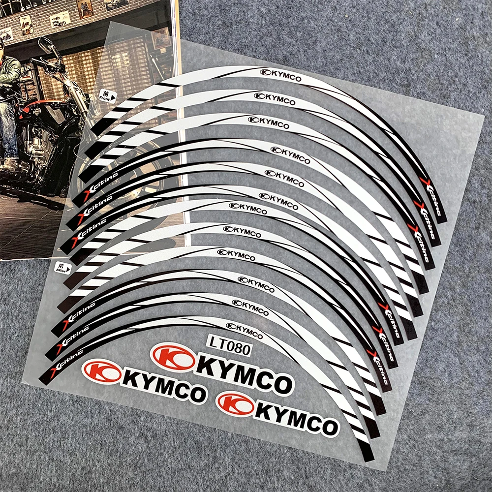 KYMCO Xciting 500 S400 TCS  Ʈ  Ÿ̾ ƼĿ, ݻ  ,   ڵ Į, 15 ġ, 14 ġ