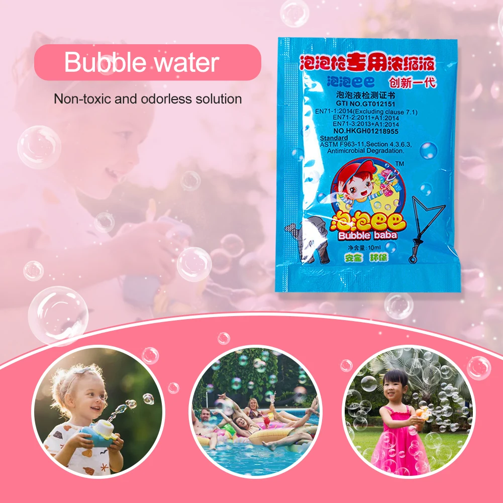 100-1500ML Concentrate Bubbles Liquid Soap Water Bubble Gun Soap Water Refills Bubble Solution Automatic Bubble Gun Accessories 2
