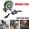 Electric Blower Fan BBQ Fan 100v 220v Suitable for Barbecue Mini Blacksmith Forges Blower with Speed Adapter AC100-240V M89B 1