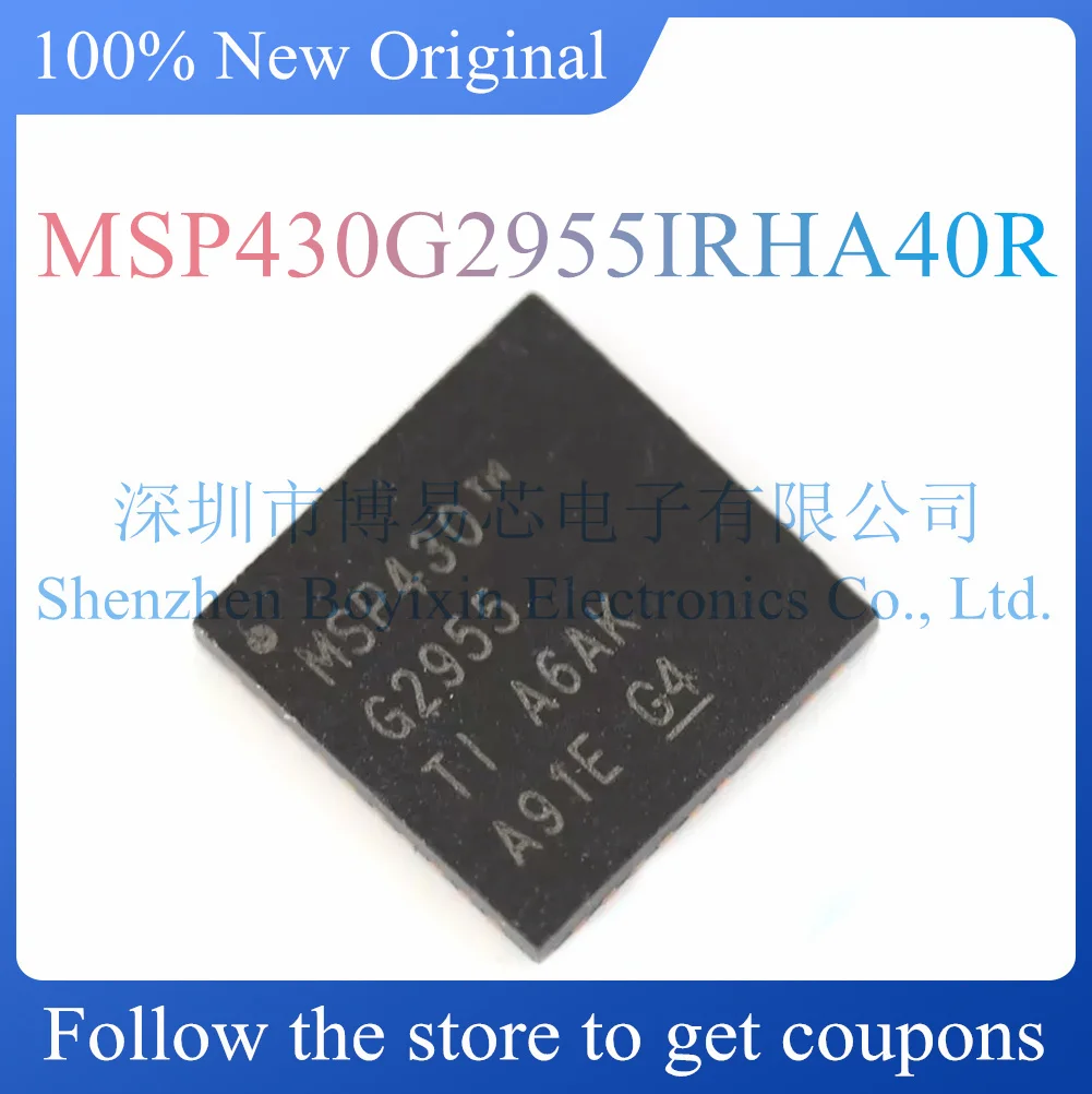 

NEW MSP430G2955IRHA40R.Original Product.Package QFN-40
