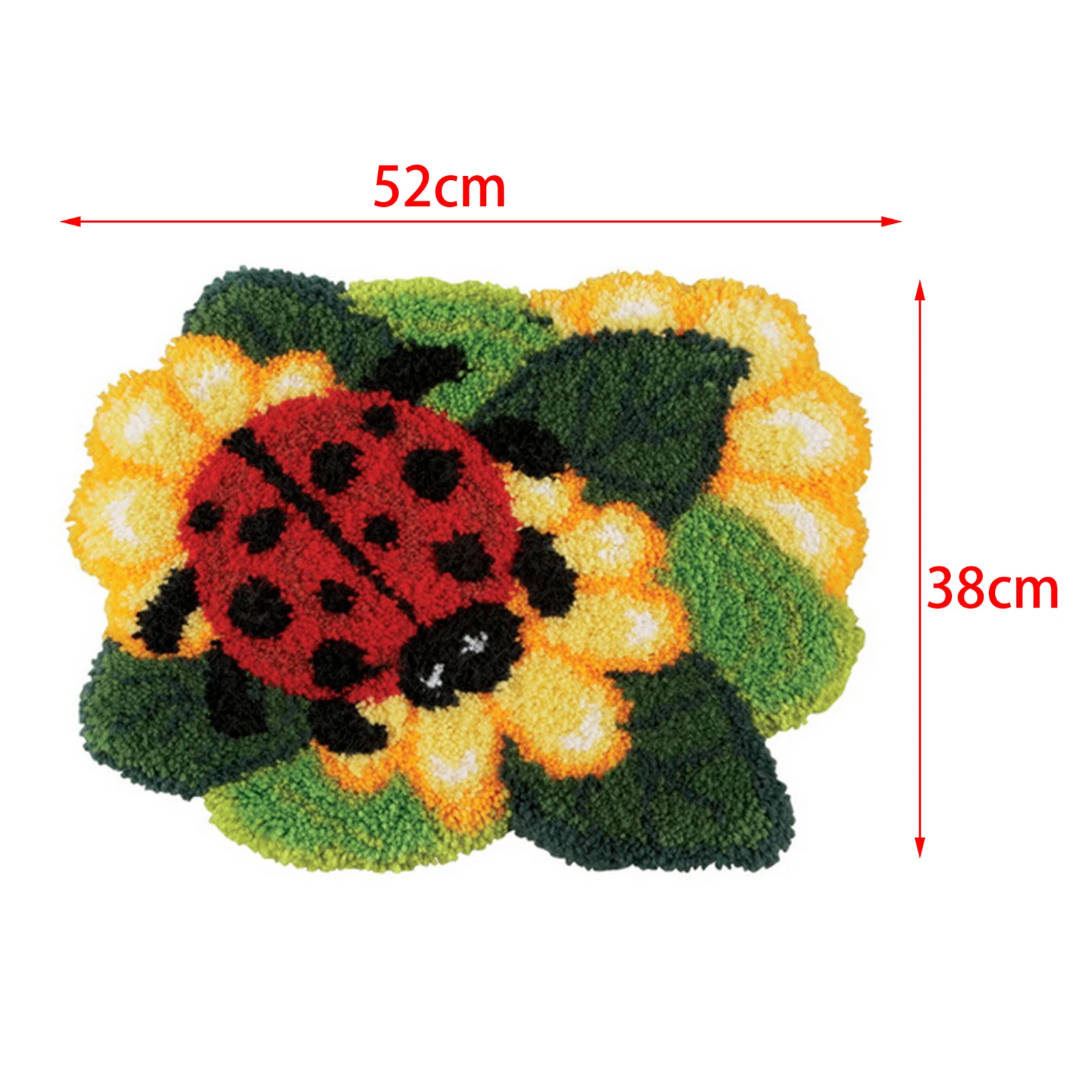 Handcraft Latch Hook Carpet Kit Animal Shaped DIY Rug Needlework craft supplies carpet embroidery kit For Beginners Rug Making Latch Hooking Kits Home Decoration